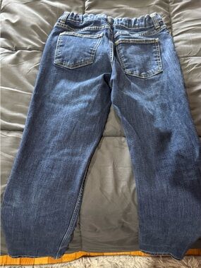 Kids Elastic-Waist Denim Jeans - Blue